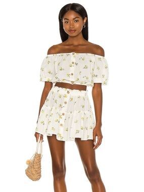 EBERJEY x REVOLVE Nostalgia Garden Harper Floral Print Cropped Top Skirt Set